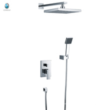 KI-01 foshan wall mounted with square hand shower bathroom single handle hidden shower